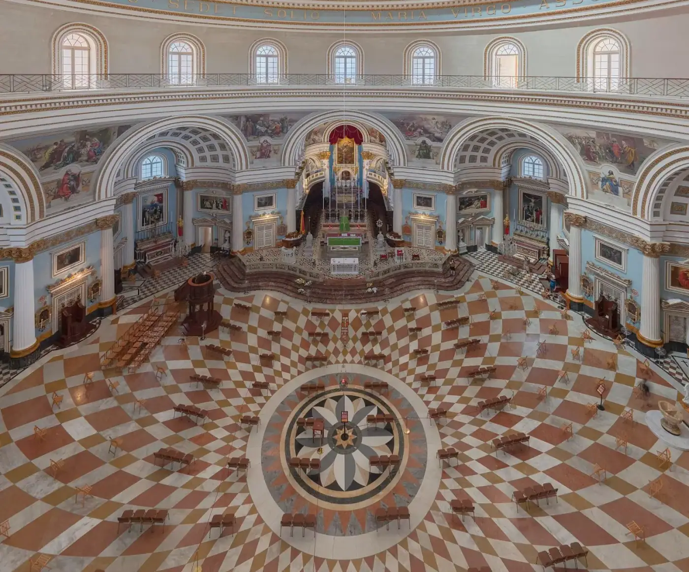 The Rotunda of Mosta in central Malta