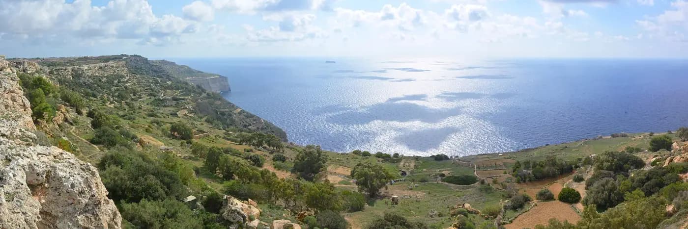 Panorama from Dingli Cliffs